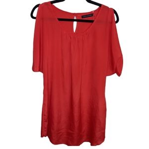 Love Culture Red Cold Shoulder Top ❤️